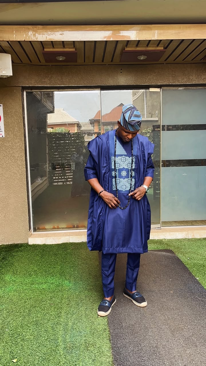 Ọba — Royal Blue Agbada